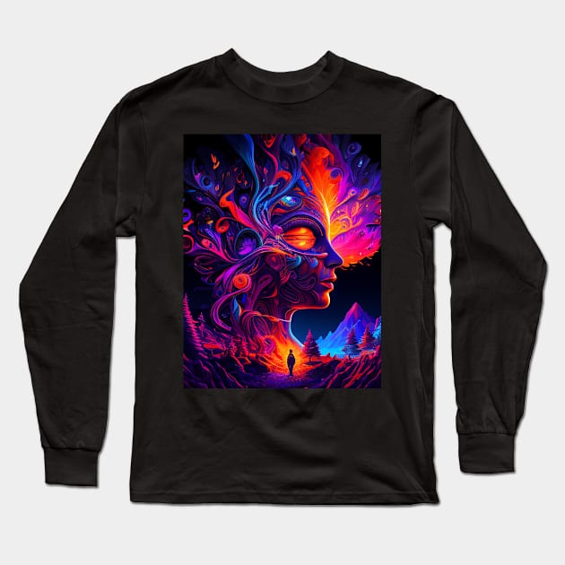 Psychedelic Journeys of the Third Order Long Sleeve T-Shirt by FrogandFog